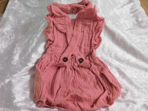 Baby Romper Organic Cotton Auburn 3-6months